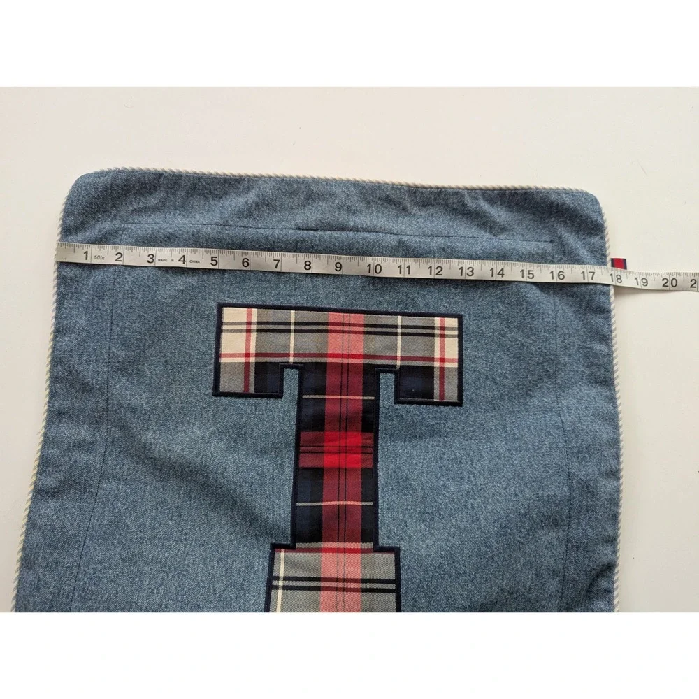 Tommy Hilfiger Pillow Sham Case 14" x 14" 100% Cotton - Picture 5 of 6